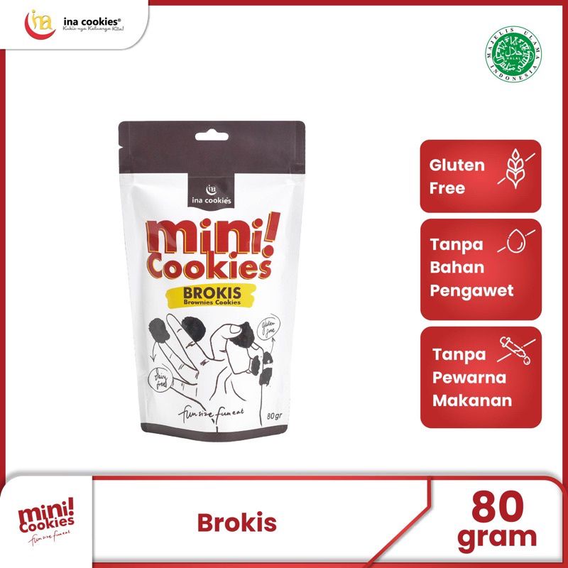 

brownies cookies pouch ina cookies - Ina cookies sidoarjo