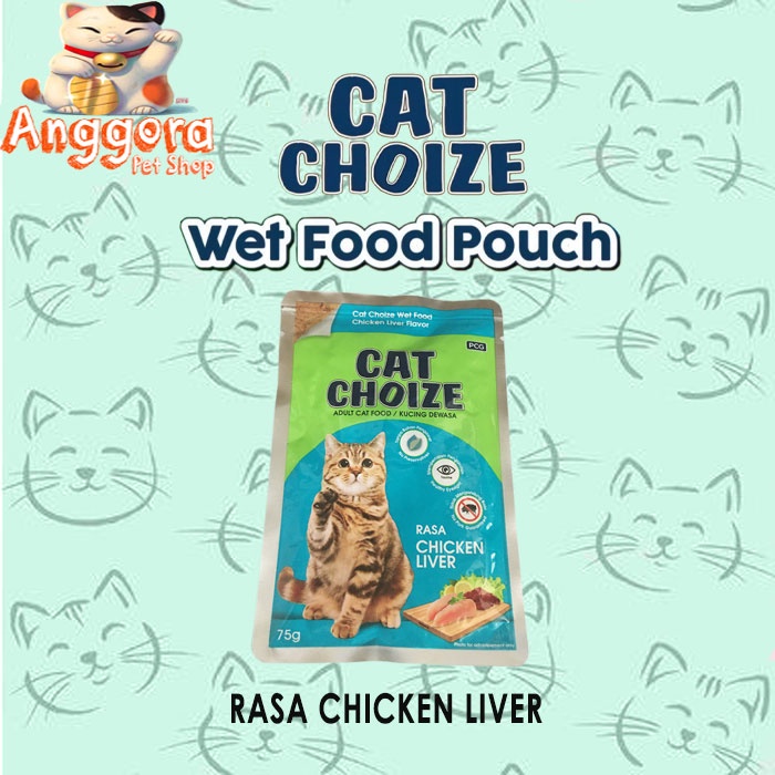 Makanan Kucing Basah CAT CHOIZE Pouch Adult 75gr