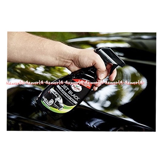 Turtle Wax Jet Black Spray Wax 473ml Cairan Untuk Mengkilapkan Mobil Hitam Turtlewax Spray Protect Blackest Paint Car