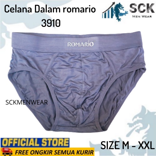 [ISI 1] CD Pria ROMARIO 3910 Model BOXER Bahan Katun Premium