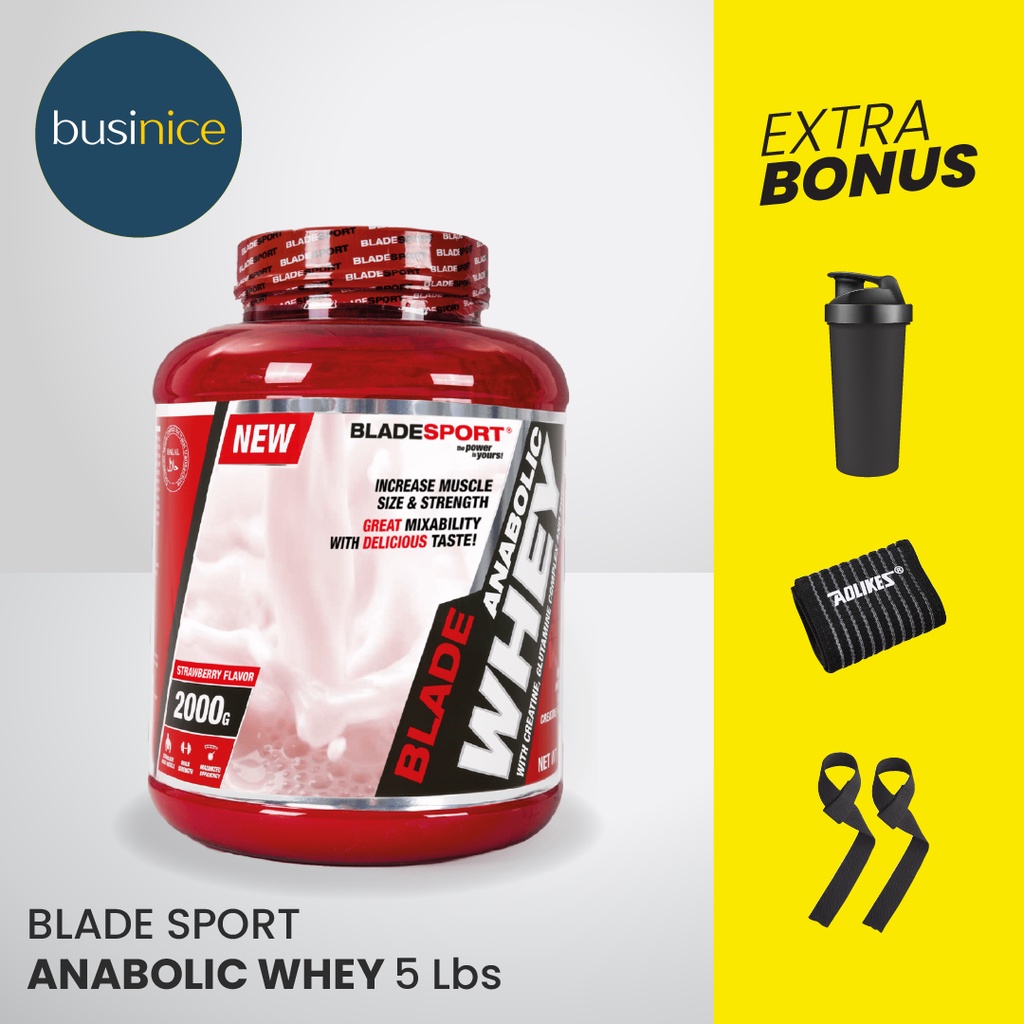Blade Anabolic Whey Protein BPOM 5 Lbs Halal