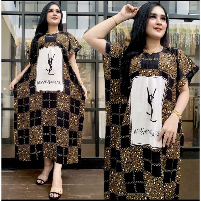 DASTER LOWO JUMBO CABUTAN /DASTER KALONG BUSUI / DASTER  LOWO PUSAKA  BAJU TIDUR-LOWO LV COKLAT GENDS