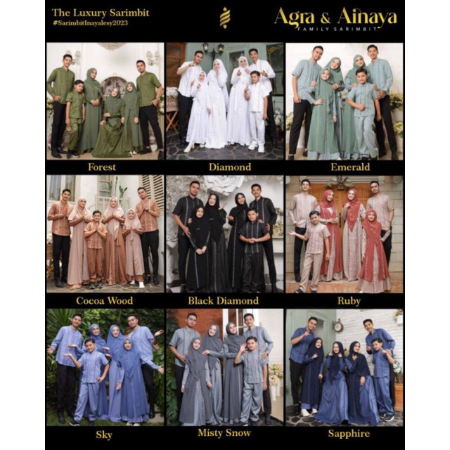 Agra Ainaya by Inayalesy (Set Khimar)