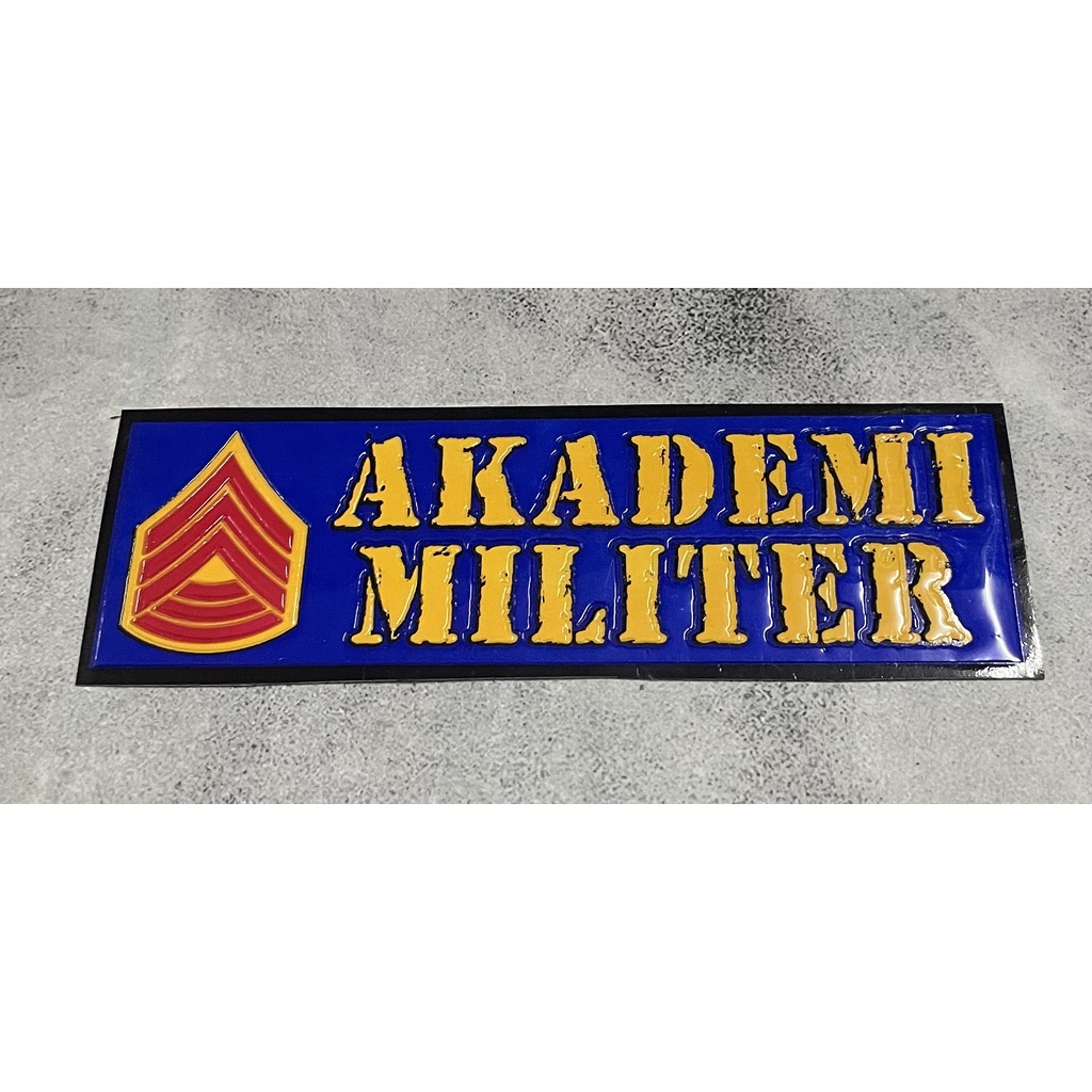 Sticker Akmil (Pjg Biru) - Stiker Akademi Militer - Stiker Akmil Mobil Motor