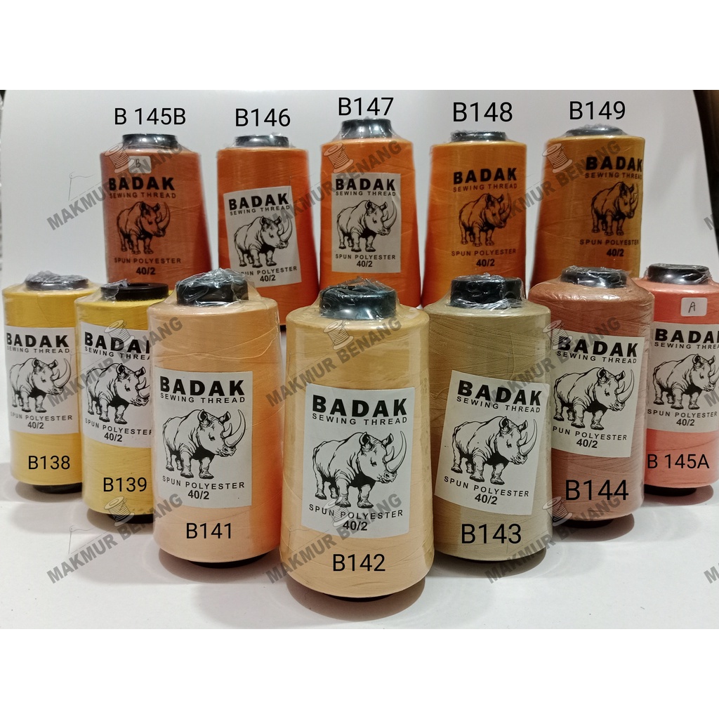 Benang Jahit 40/2 ( 1 pcs ) benang jahit 5000 yard/Benang jahit murah/benang jahit BADAK/toko alat j