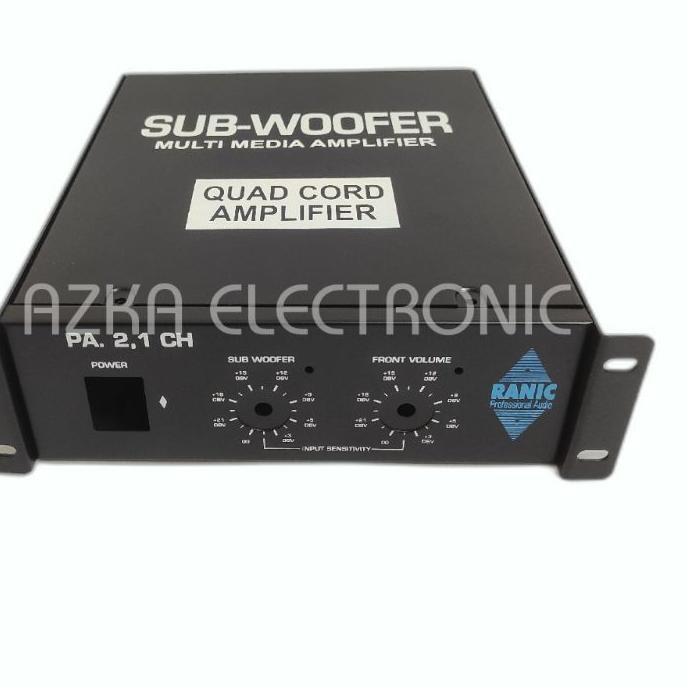 ♥ Box Power Amplifier Subwoofer 2.1 Channel ✧