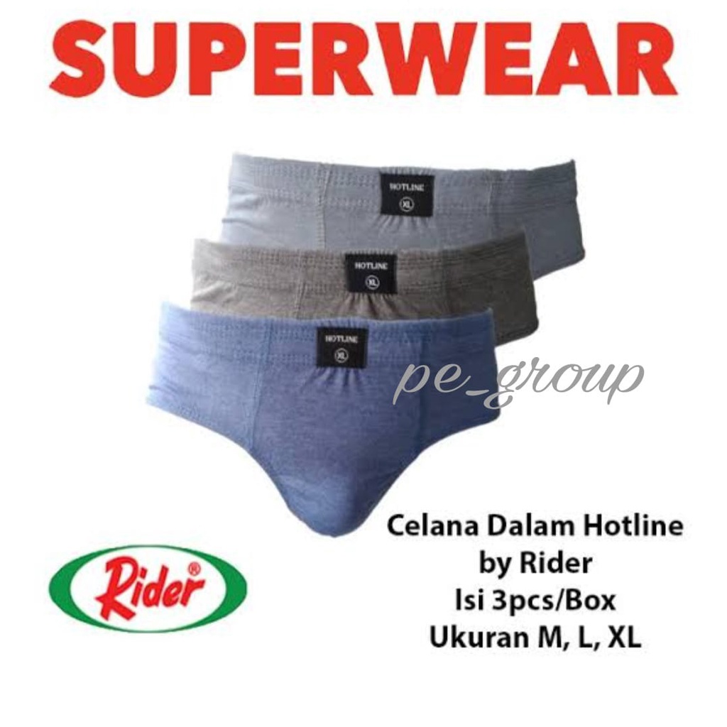 isi 3 pics celana dalam pria rider HOTLINE 920 celana dalam cowok