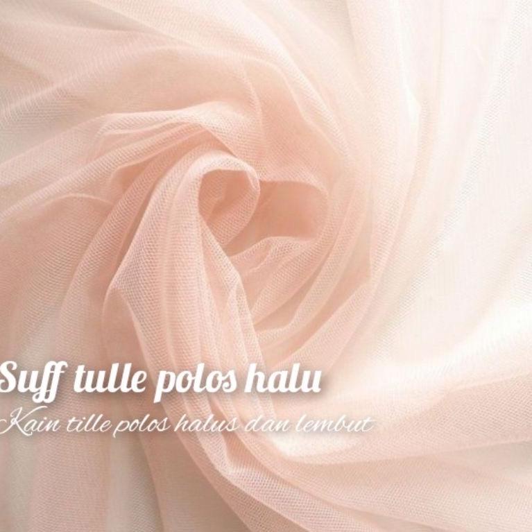 R25 TILE BAHAN KEBAYA POLOS PREMIUM HALUS DAN JATUH / KAIN METERAN / BAHAN BAJU KONDANGAN KEBAYA SER