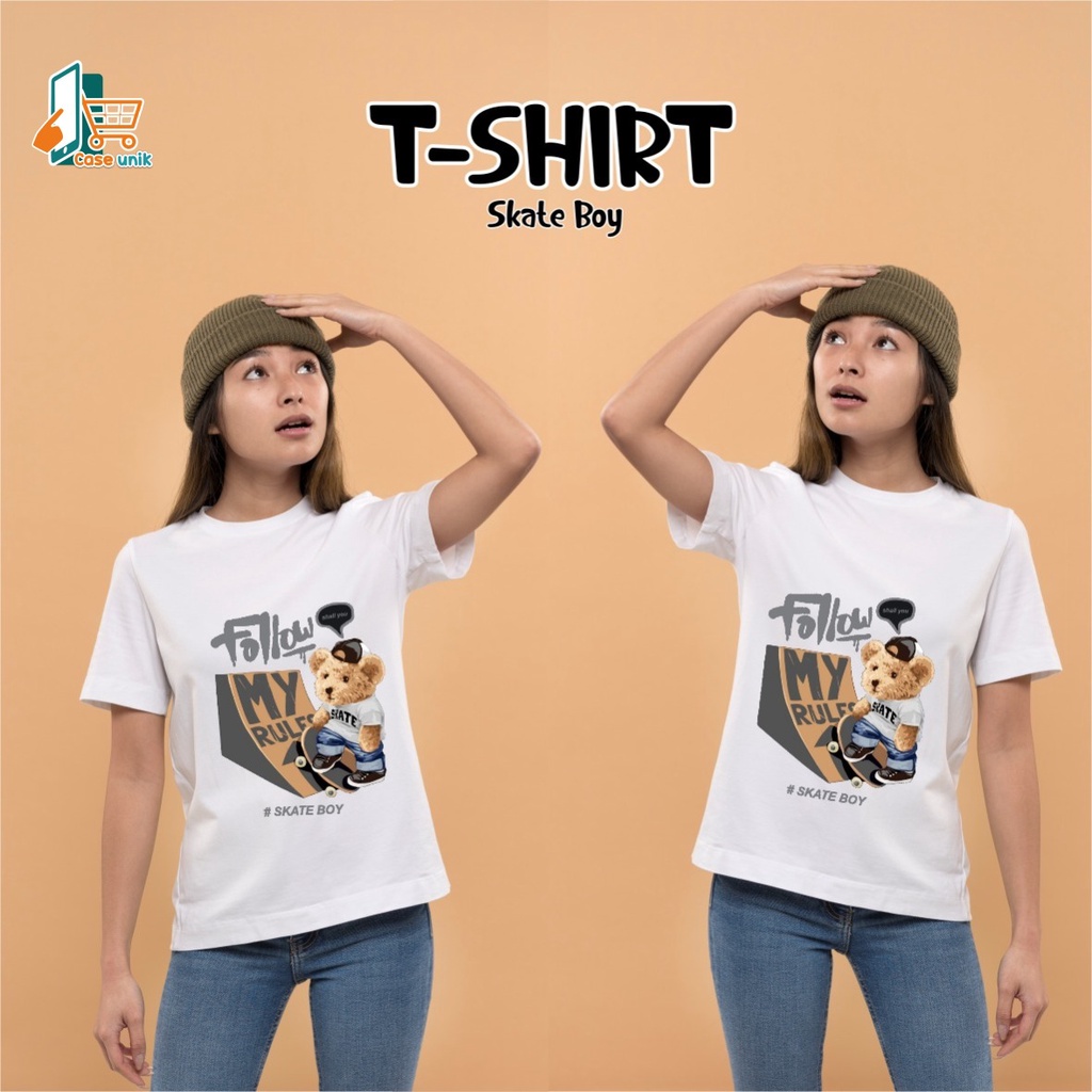 BAJU KAOS SHIRT PRIA WANITA UNISEX STREETWEAR KAOS SURFING PAKAIAN ATASAN CEWEK COWOK TSHIRT CS4938