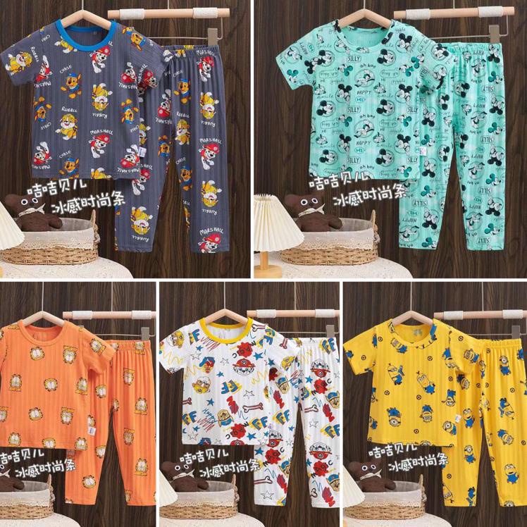 ۞ Piyama Anak Impor Ku Bao Lengan pendek Boy ➽