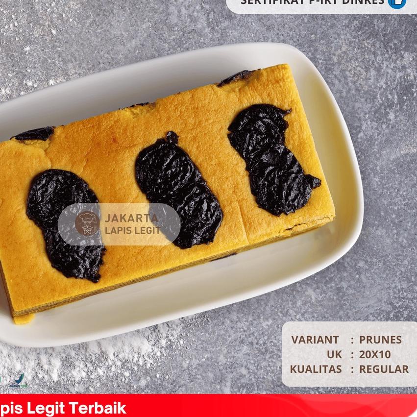 

➳ KUE LAPIS LEGIT Prunes Wisman 100% Halal 20x10 Plum ♣