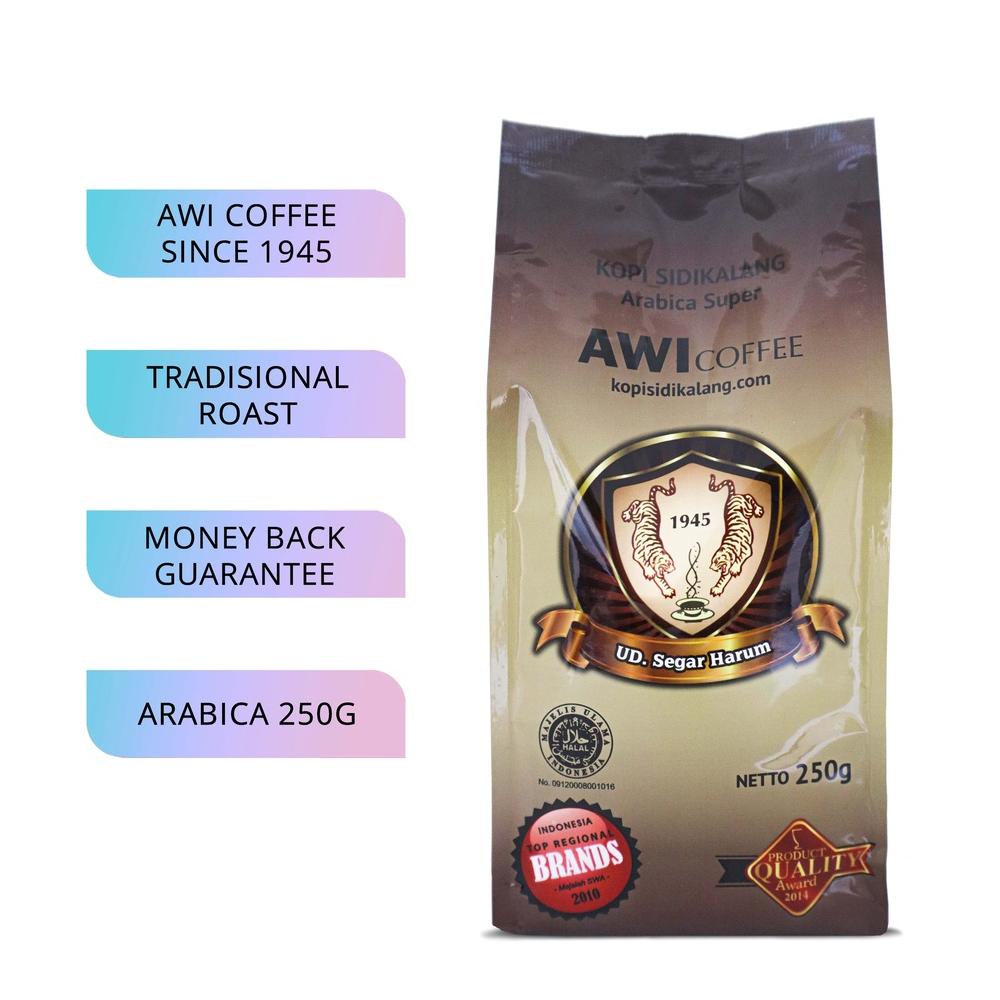 

Sale Awi Kopi Sidikalang Arabica Super 250Gr Bubuk | Coffee | Powder | Kopi Tradisional Medan .,.,.,..,