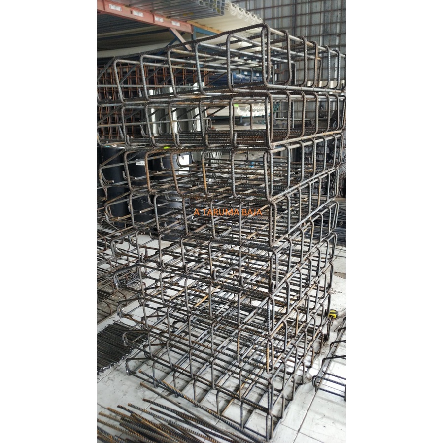 Belum Dirakit, CAKAR AYAM 60 X 60 X 16cm, Besi 10 Polos dan Ulir