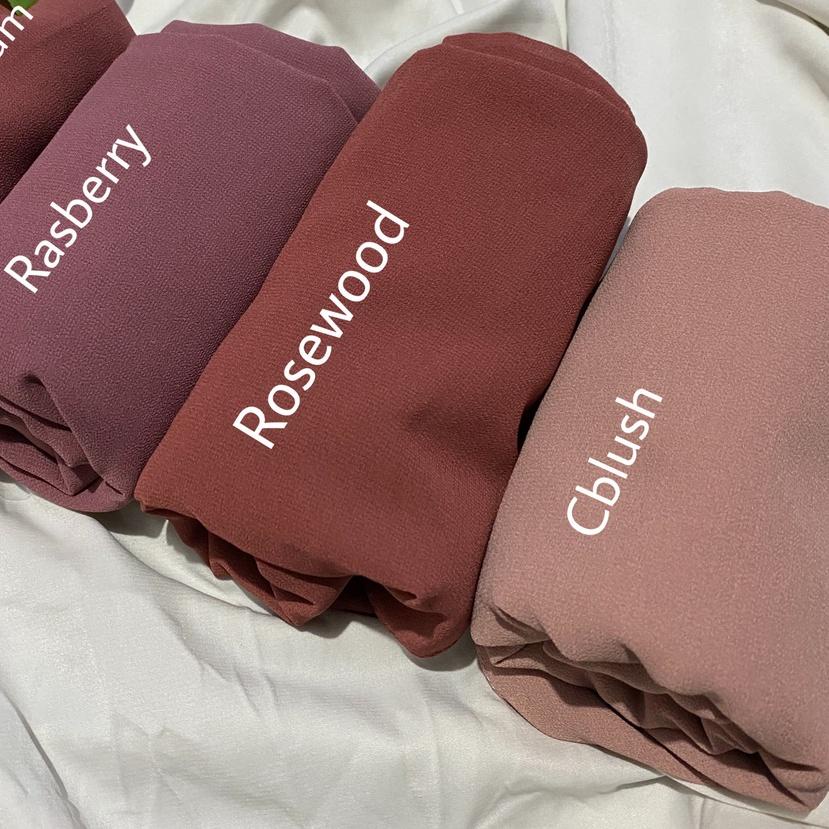 ➱ LAREINA Pashmina Ceruty Hijab Jilbab Kerudung Pasmina Baby Doll Pashmina Ceruty  Premium Jilbab Ce