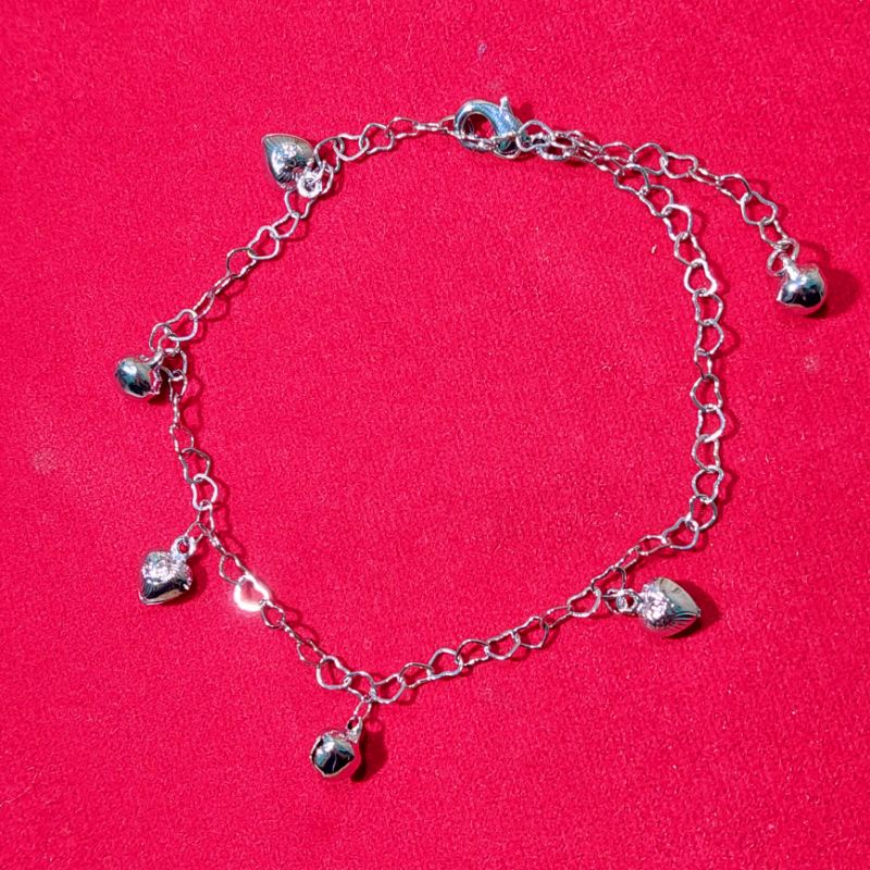 Gelang Kaki Wanita Xuping ^Silver^ | Gelang Kaki Banyak Motif