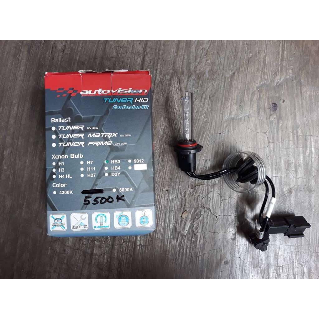 BULB HID HB3 5500K / 35W AUTOVISION