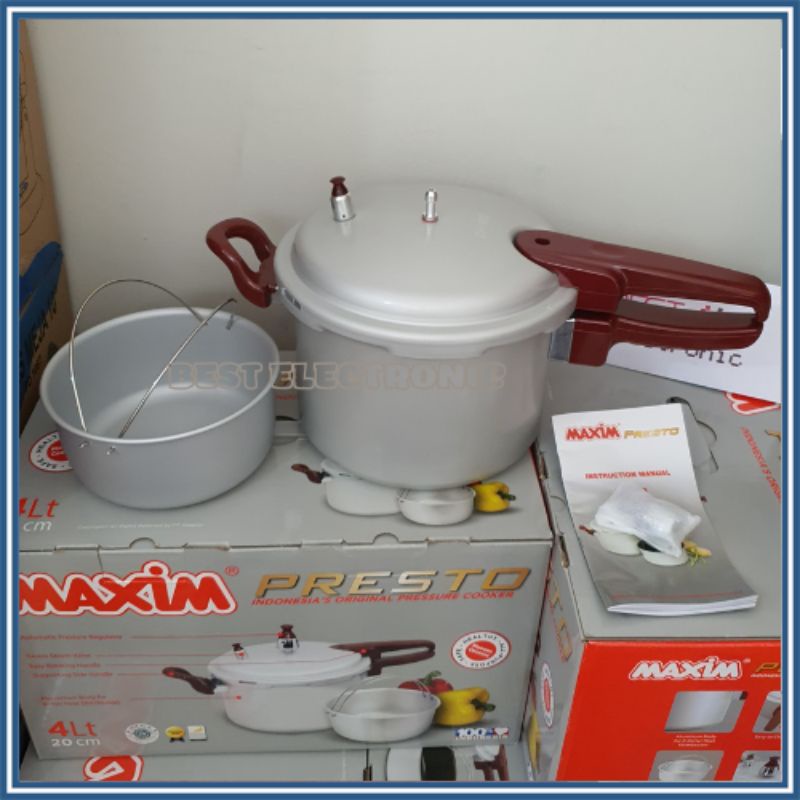 Panci Presto / Pressure Cooker 4 liter 20cm Panci Presto Maxim