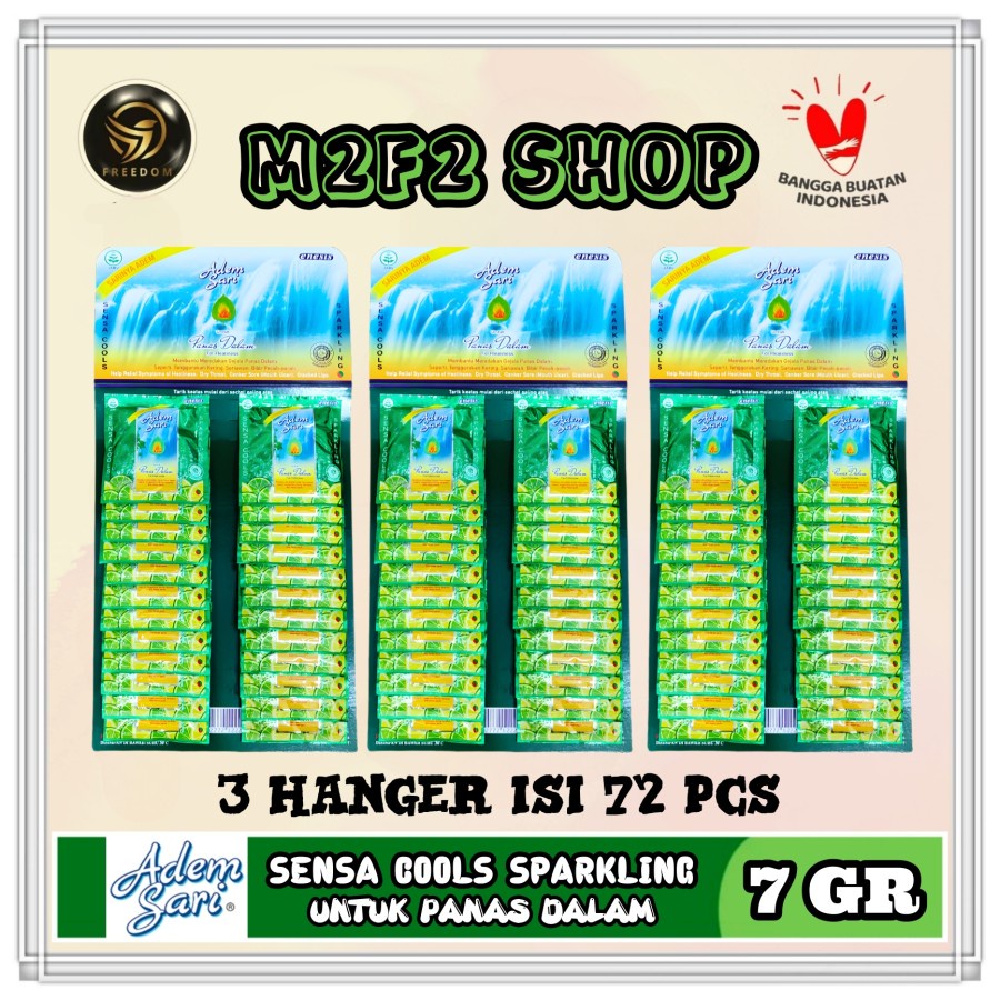 

Adem Sari Herbal Sensasi Cool Sparkling Lime | Bubuk Sachet - 7 gr (Kemasan 3 Hanger)