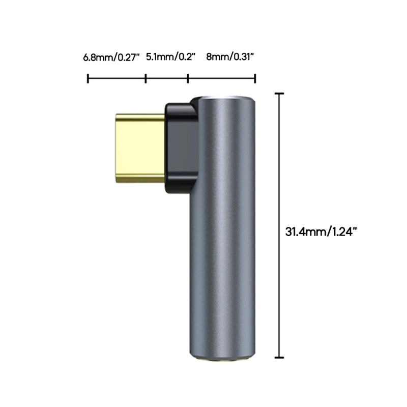 Zzz Universal Type-C 3.5mm Mic-Audio Kabel Headphone Adapter Splitter Converter Part