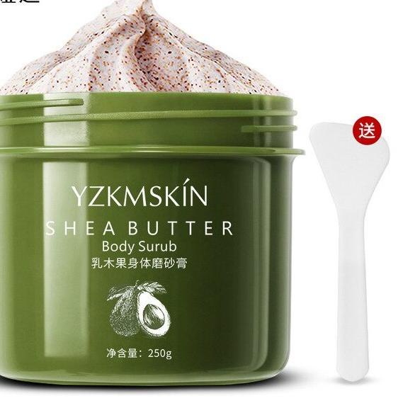 Meroket BARU DI INDONESIA - YZKMSKIN SHEA BUTTER Body Scrub Niacinamide Exfoliating Korean