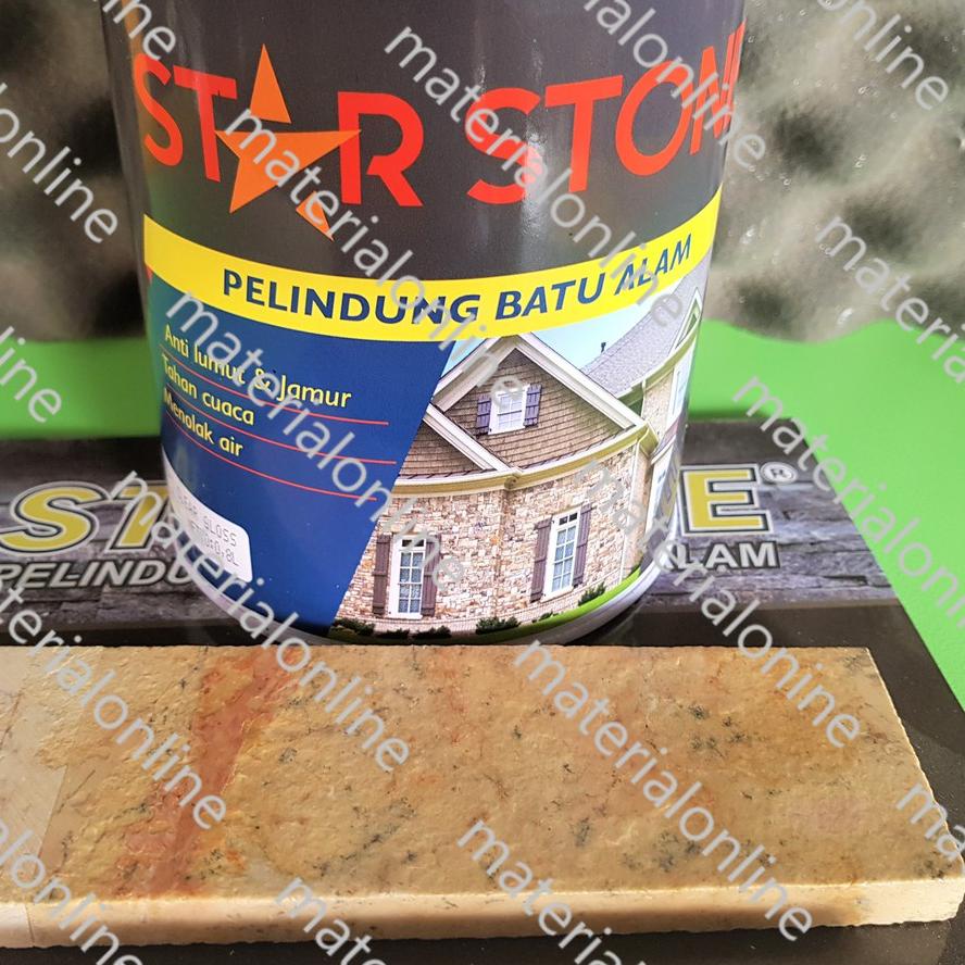 ☞ PROPAN STAR STONE STARSTONE Cat Vernis Coating Batu Alam 1 Kg 1Kg ✰