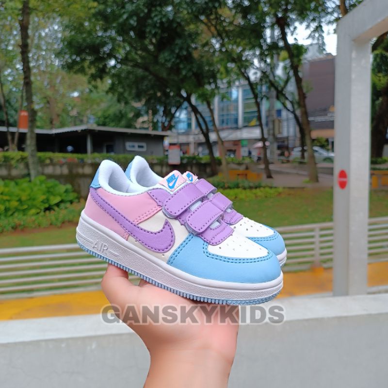 SEPATU ANAK PEREMPUAN NIKE AIR FORCE 1 PREMIUM HIGH QUALITY SEPATU ANAK ANAK CEWEK SNEAKERS ANAK WANITA KADO KIDS