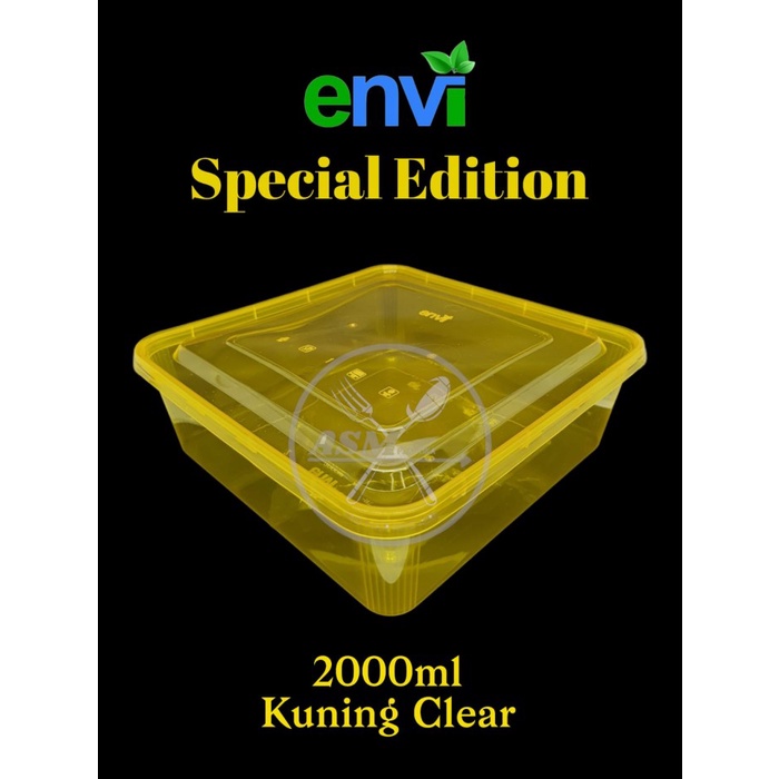 ENVI THINWALL SPECIAL EDITION 2000 ML / FOOD CONTAINER / KOTAK MAKAN