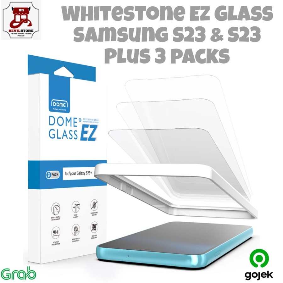 Whitesone EZ Premium Tempered Glass Samsung S23 Samsung S23 Plus Glass