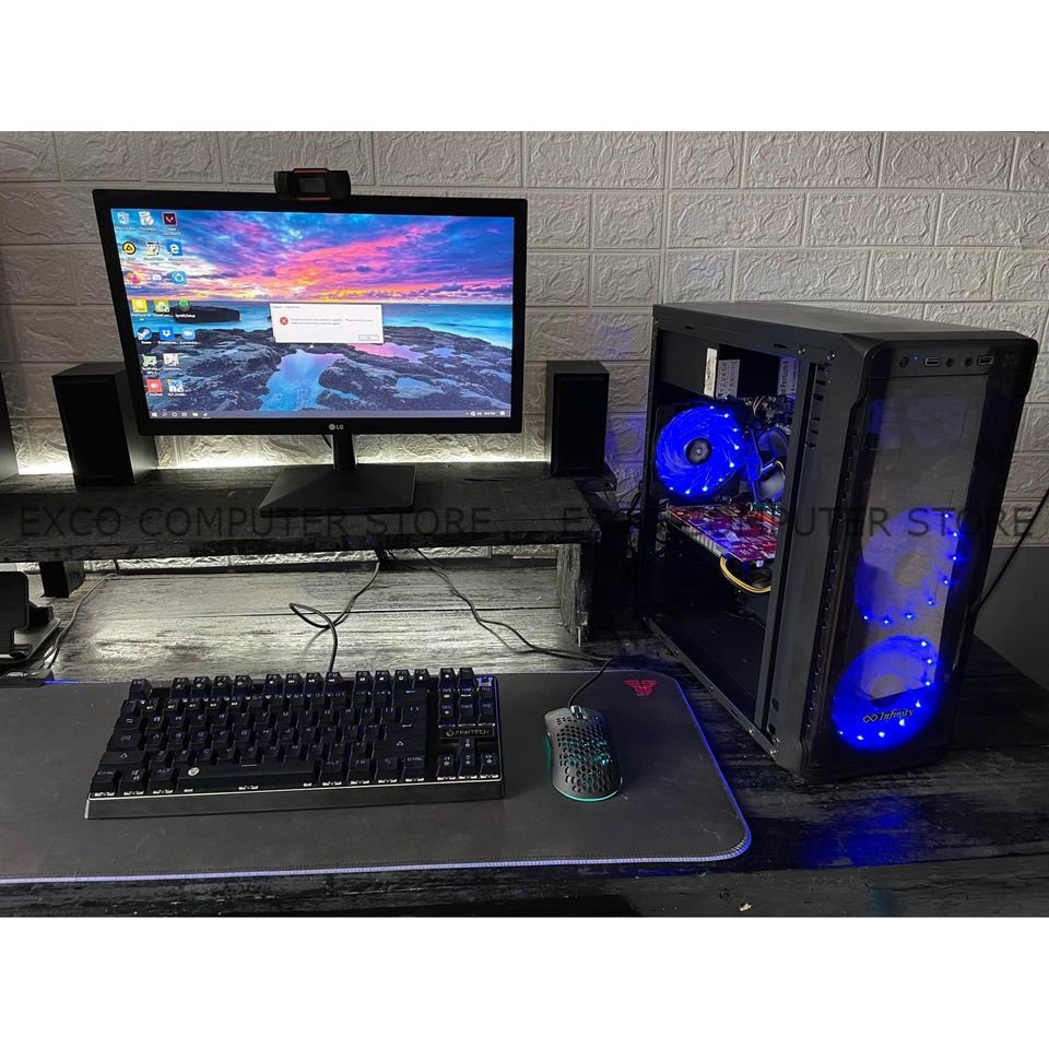 Cpu Komputer Gaming Armageddon Core i5 + Monitor 19 Murah Fullset