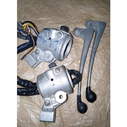Pe - Honda Cb Cb100 Cb125 Holder Saklar Kanan Gas Dalam Set Handle Nos