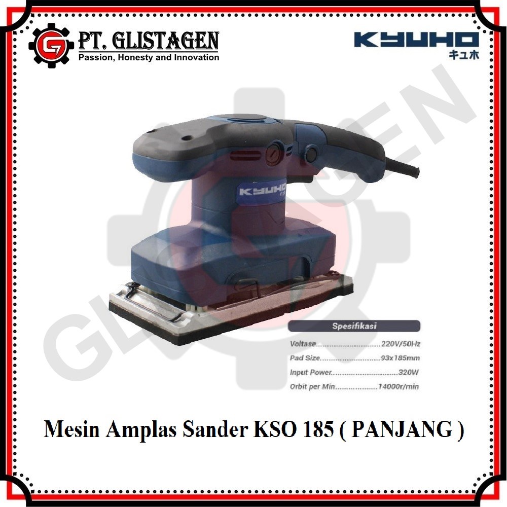 KYUHO SANDER KSO185 Mesin Amplas Sander (PANJANG 93x185) KYUHO KSO 185