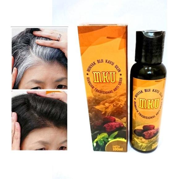 ✔️  minyak kayu ULIN penghilang uban, serum anti uban, hitam uban ulin