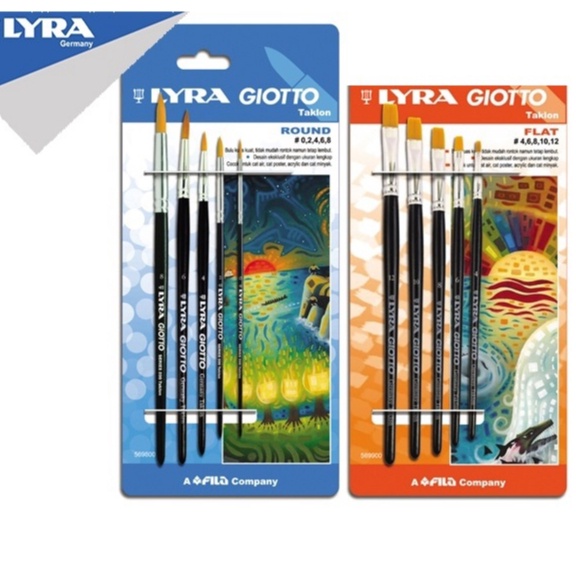 

Kuas Lukis Lyra Giotto Art Brush Round / Flat