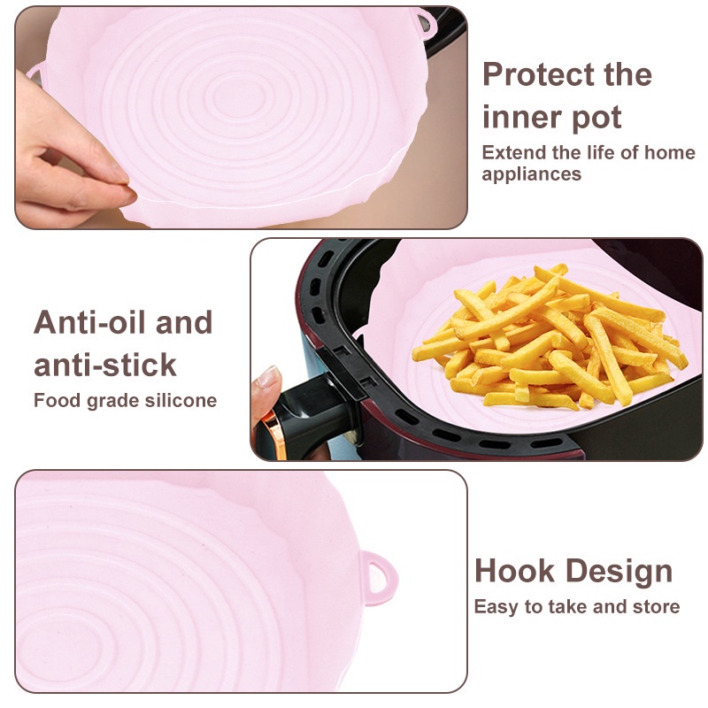 【COD】Loyang Air Fryer / Ayam Goreng / Air Fryer Bahan Silikon