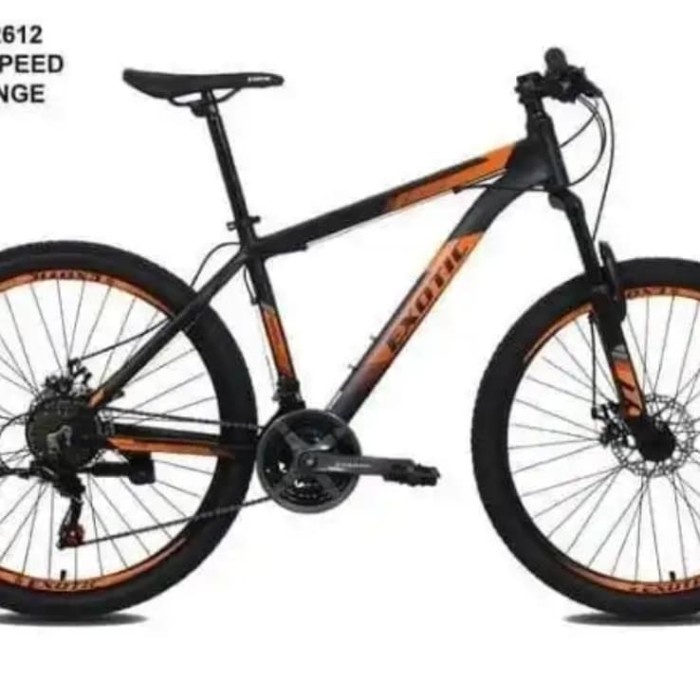 Sepeda Mtb 26 Exotic 2612 Frame Alloy Shimano #Original