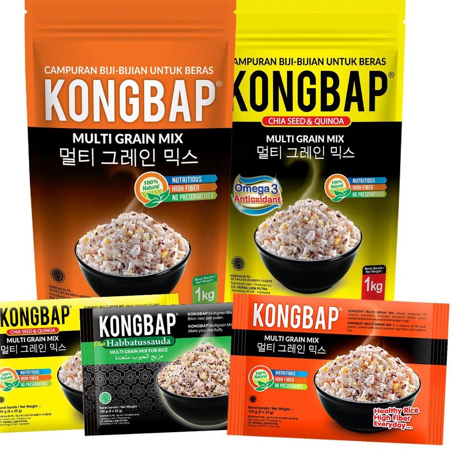

☎ Kongbap Multigrain Mix Beras Organik 1 Kg Natural Super Food ➯