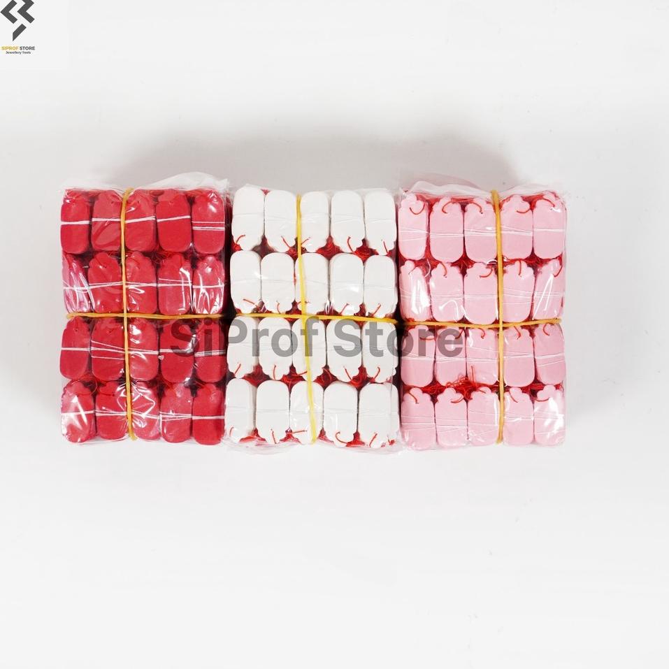 

↣ Bandrol / Price Tag / Label Harga Perhiasan ukuran kecil 1 Pack (5 bungkus) Isi 1300 - 1700 Label TELAH HADIR 87U