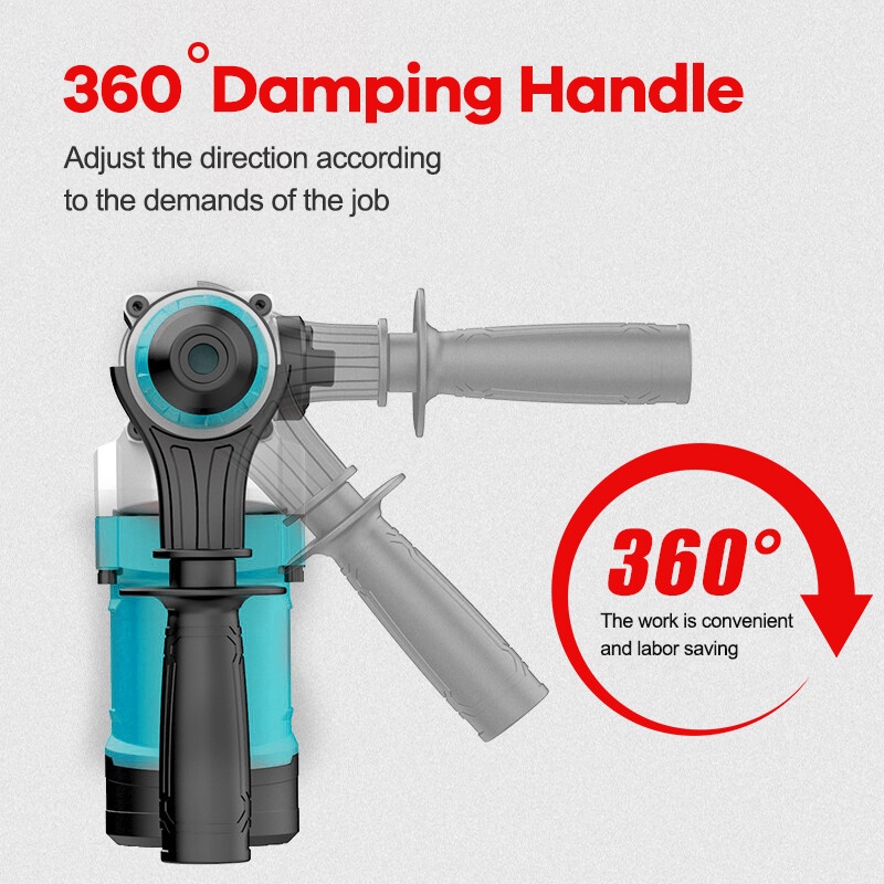 2in1 Mesin Bor original electric impact drill and grinder set (Grinder Disc and Drill Bits set)  Power Tool Set