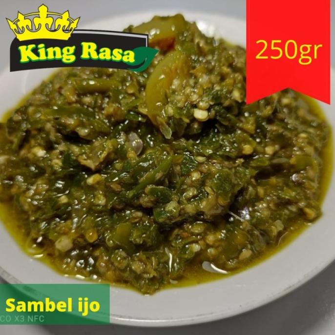

Sambal Hijau Padang Sambal Ijo Padang 250 Gr King Rasa Frozen