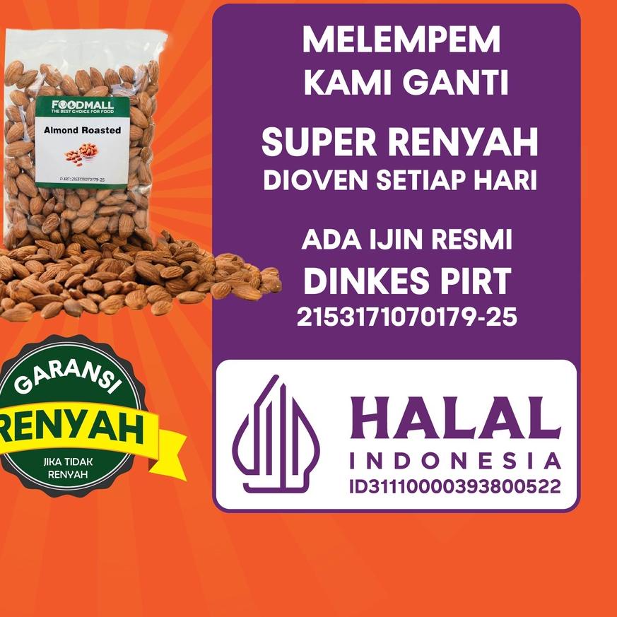 

℮ Almond Roasted 250 gram / almond panggang ☏
