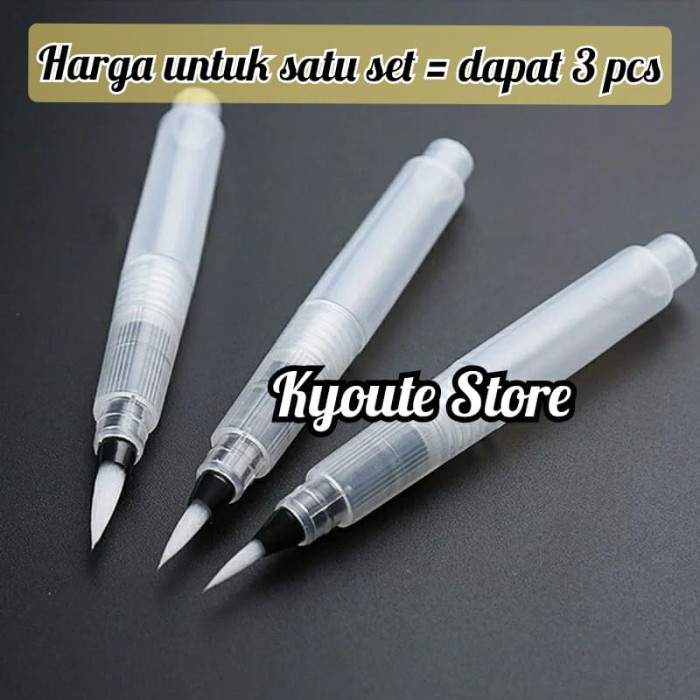 

DISKON SHOPEE/ Watercolor Brush Refill Water Travel For Coloring Lettering Art - B Pendek