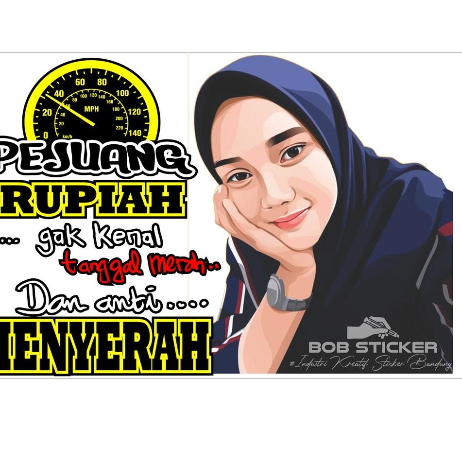 Buruan Serbu Stiker Kata Kata keren, sticker kata kata, stiker kaca mobil, stiker Bodi Mobil, stiker