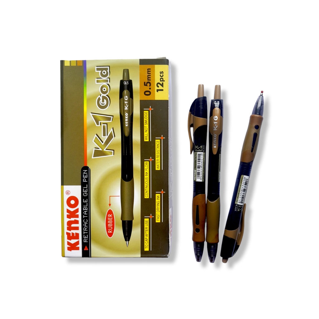 

KENKO - K-1 Gold Series 0,5MM Warna Tinta Hitam - PCS