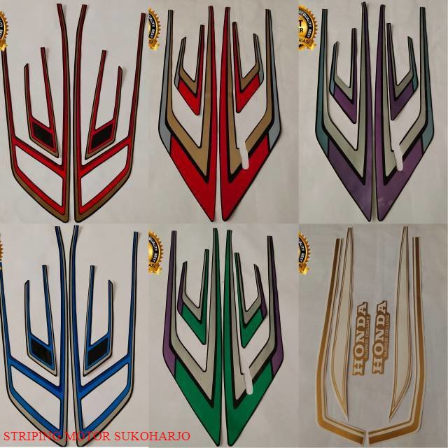 (ORI) striping honda gl 100 GL100 GL 100    KWALITAS ORIGINAL MURAH