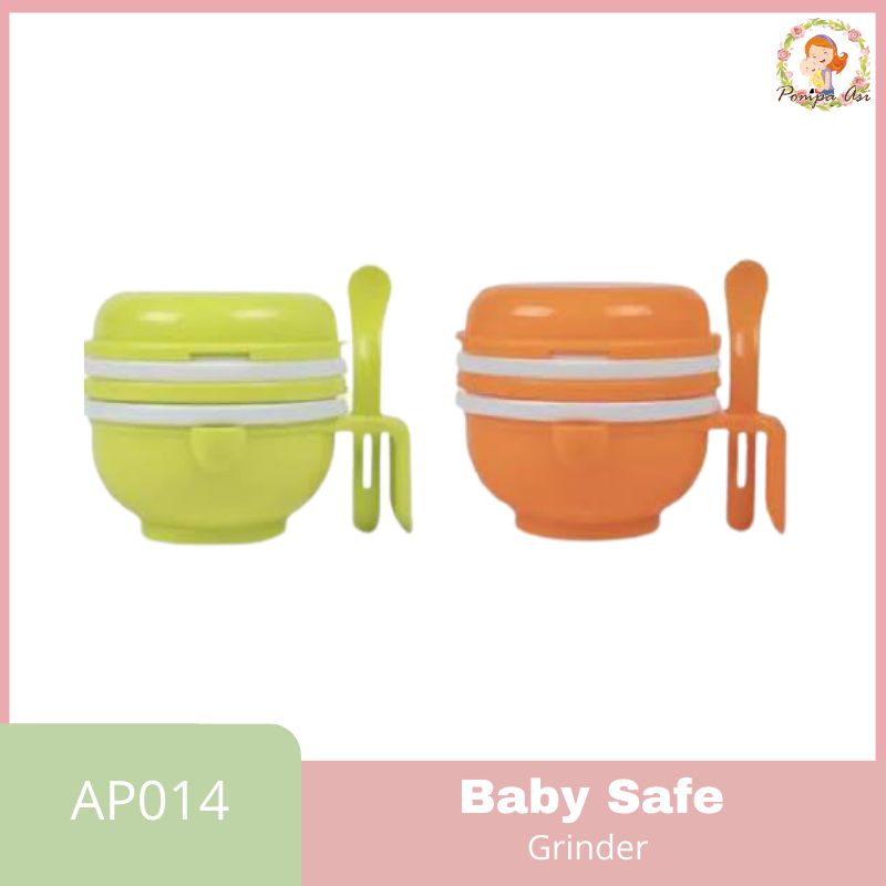 Baby Safe Grinder Food Maker MPASI Alat Pembuat Feeding Set Makan Bayi By Mallpompaasi