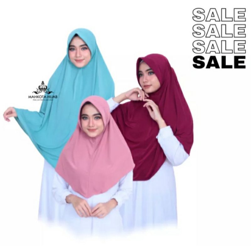 Hijab Instan Jersey terbaru kekinian adem