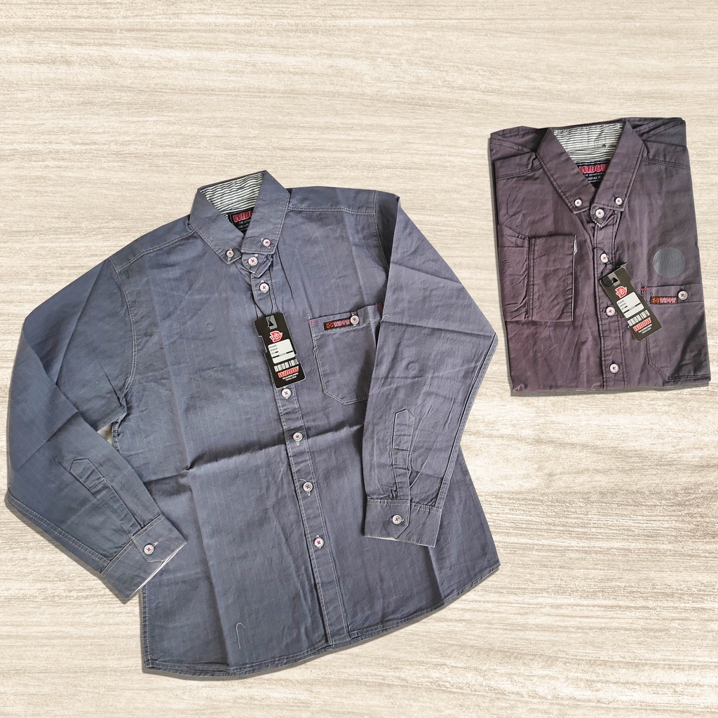 Kemeja Pria Surfing Distro Lengan Panjang Khusus Grosir Minimal 3 Pcs