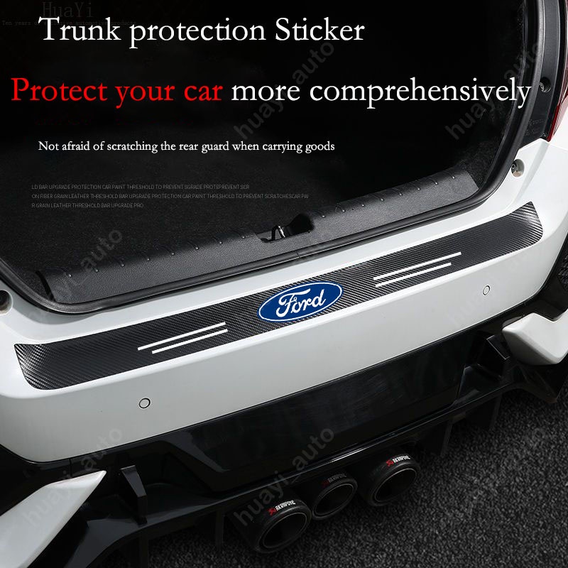 Ford Everest Stiker Kusen Pintu Mobil Anti Gores Serat Karbon Kulit Sticker Trunk Protector Stiker Untuk Everest G1 U268 G2 U375 G3 U740 2022-UP Aksesoris