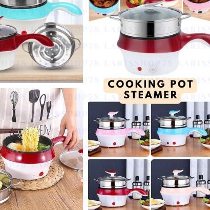 ☪ SHENAR, PANCI ELEKTRIK/LISTRIK/PANCI SERBAGUNA/PANCI MINI/COOKING POT - STEAMER (KUKUSAN STAINLESS
