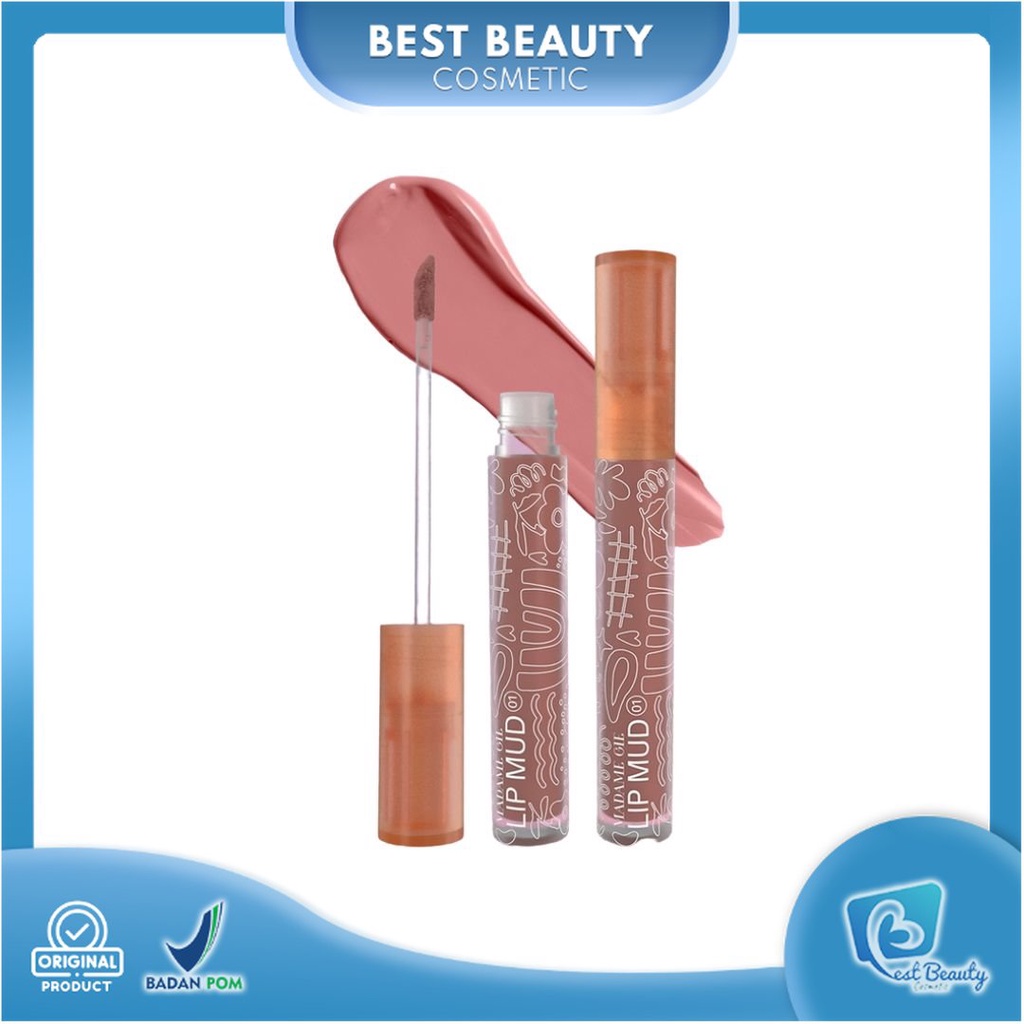 ★ BB ★ Madame Gie Lip Mud - Lip Cream - Makeup Lipstick Velvet Multi-use Transferproof